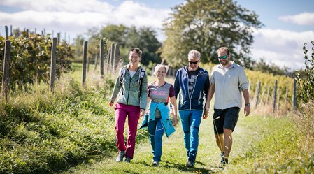 Strahlende Gesichter beim Wandern | © Thermen- & Vulkanland | Harald Eisenberger