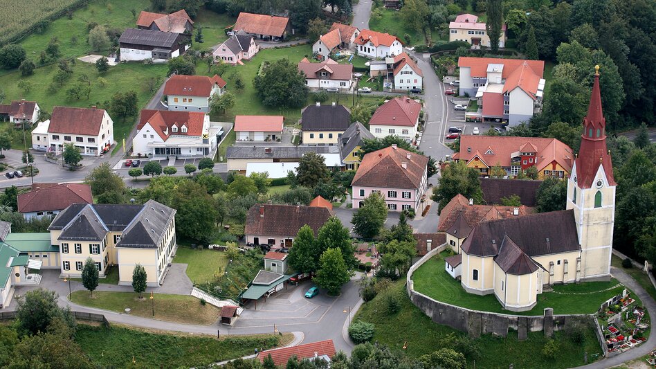 Luftansicht Gemeinde Jagerberg | © Marktgemeinde Jagerberg