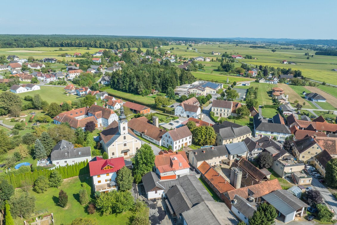 Ortszentrum Großsteinbach in der Oststeiermark