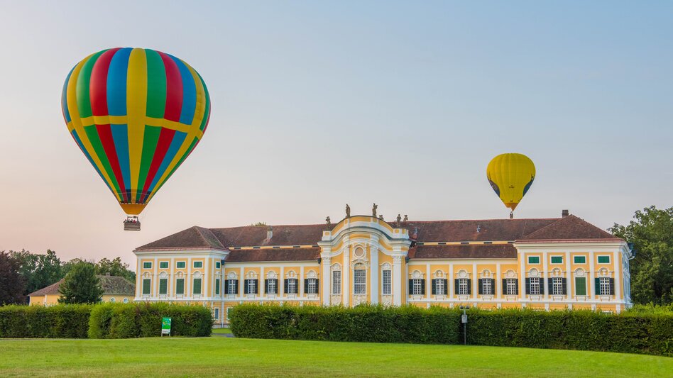 Ballonfahren beim Schloss Schielleiten im ApfelLand