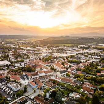 Aerial view of Gleisdorf in Eastern Styria | © 
Oststeiermark Tourismus | Karl Schrotter Photograph