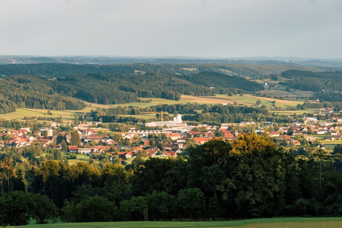 Luftaufnahme Grafendorf in der Oststeiermark