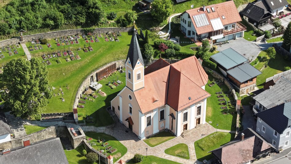 Kirche von Waldbach-Mönichwald in der Oststeiermark