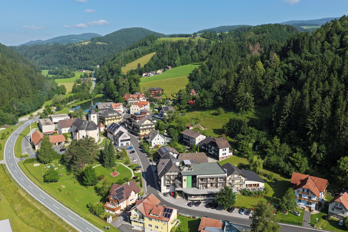 Ortskern Mönichwald in der Oststeiermark