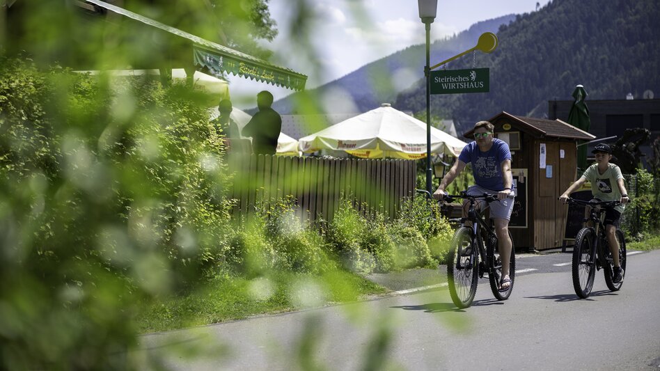 Ritschi Radfahrer in Pernegg an der Mur