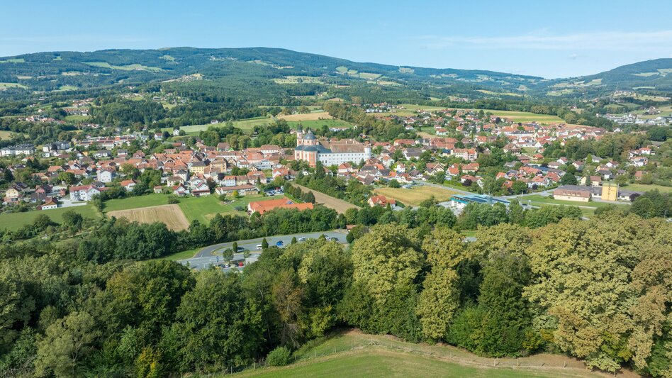 Fernblick Richtung Rabenwald in Pöllau