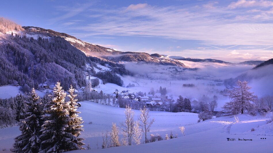 verschneite Winterlandschaft