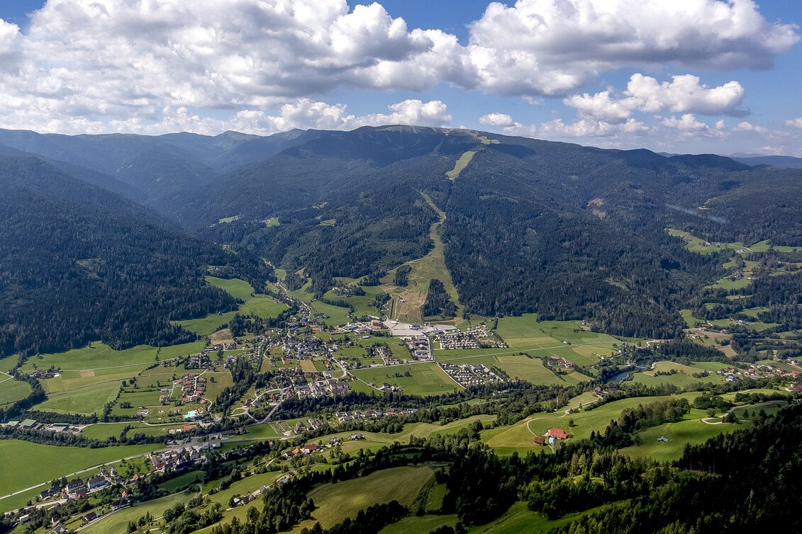 Luftbild von St. Georgen am Kreischberg