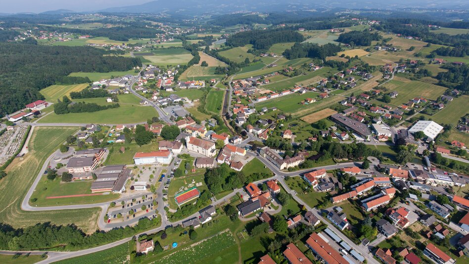 Blick über Eggersdorf bei Graz