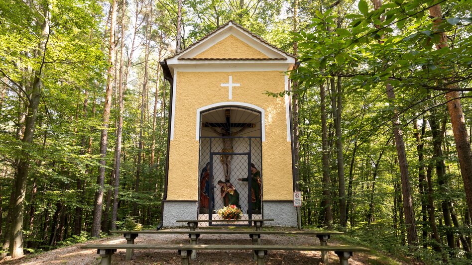 Kapelle am Kreuzweg in Kainbach bei Graz im Wald