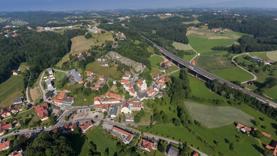 Eggersdorf bei Graz von oben