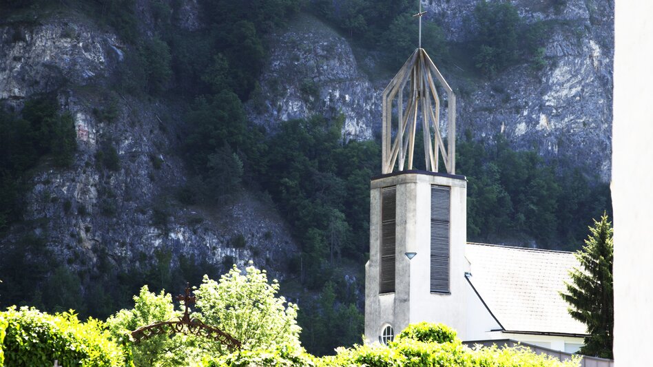 Blick auf die Kirche in Peggau