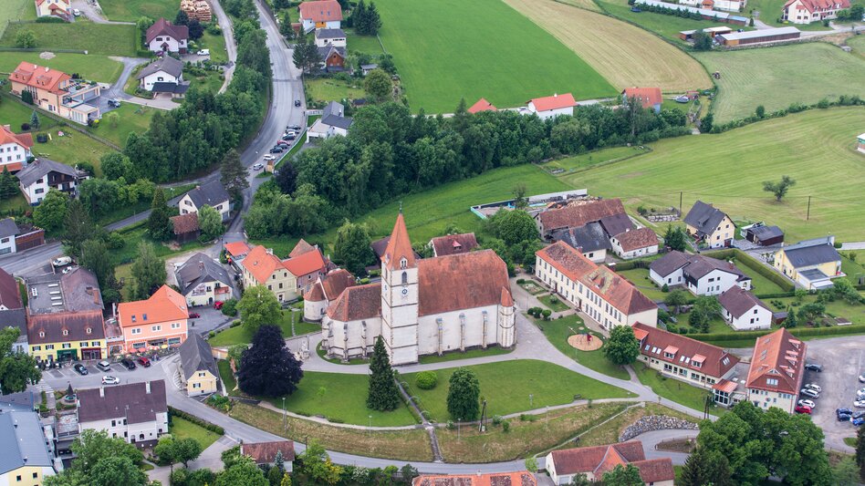 Blick auf das Zentrum von Semriach