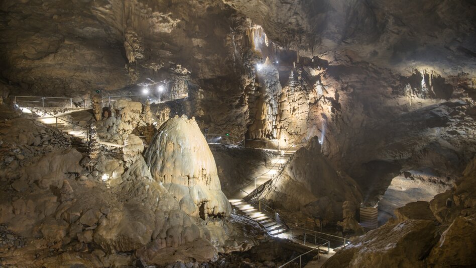 Die Lurgrotte Semriach ist die größte Tropfsteinhöhle Österreichs