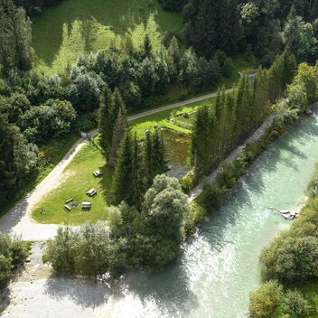 Rastplatz an der Enns bei Schladming | © STG | Tom Lamm