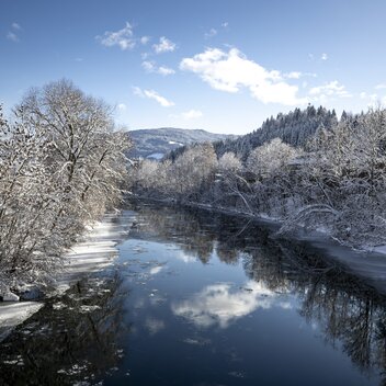 Die Mur im winterlichen Ambiente | © STG | Tom Lamm