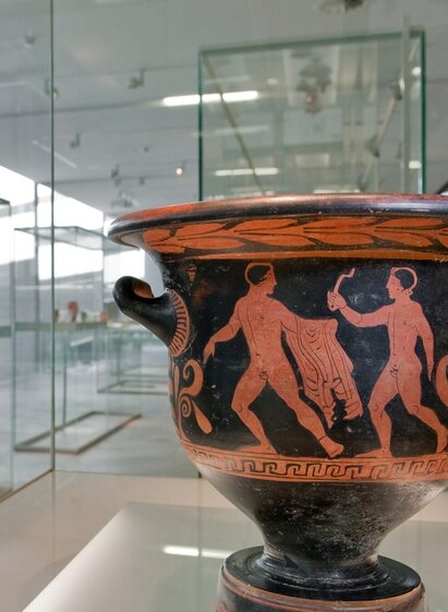 Antike Vase im Archäologiemuseum Schloss Eggenberg | © UMJ-N. Lackner
