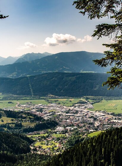 Blick auf die Bezirkshauptstadt Liezen | © Christian Scheucher