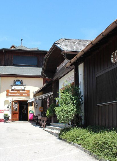 Ausseer Lebkuchen, Bad Aussee, Eingang | TVB Ausseerland Salzkammergut/Viola Lechner | © TVB Ausseerland Salzkammergut/Viola Lechner