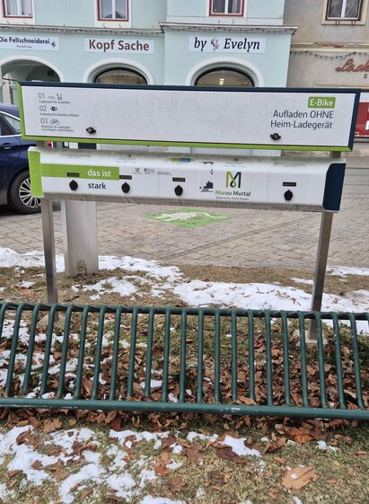 E-Bike Ladestation Neumarkt | Julia Puganigg | © TVB Murau