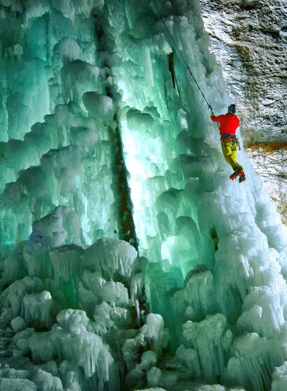 Climbing_Ice Waterfall_Eastern Styria_Torperczer | Heinz Toperczer | © Tourismusverband Oststeiermark