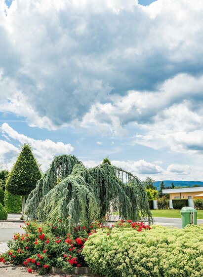 Car park in front of the Gartenwelt | © Region Graz-Mias Photoart