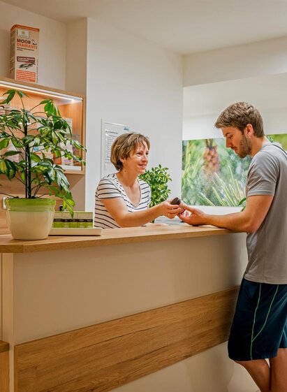 Gesundheitszentrum Aflenz Empfangsbereich